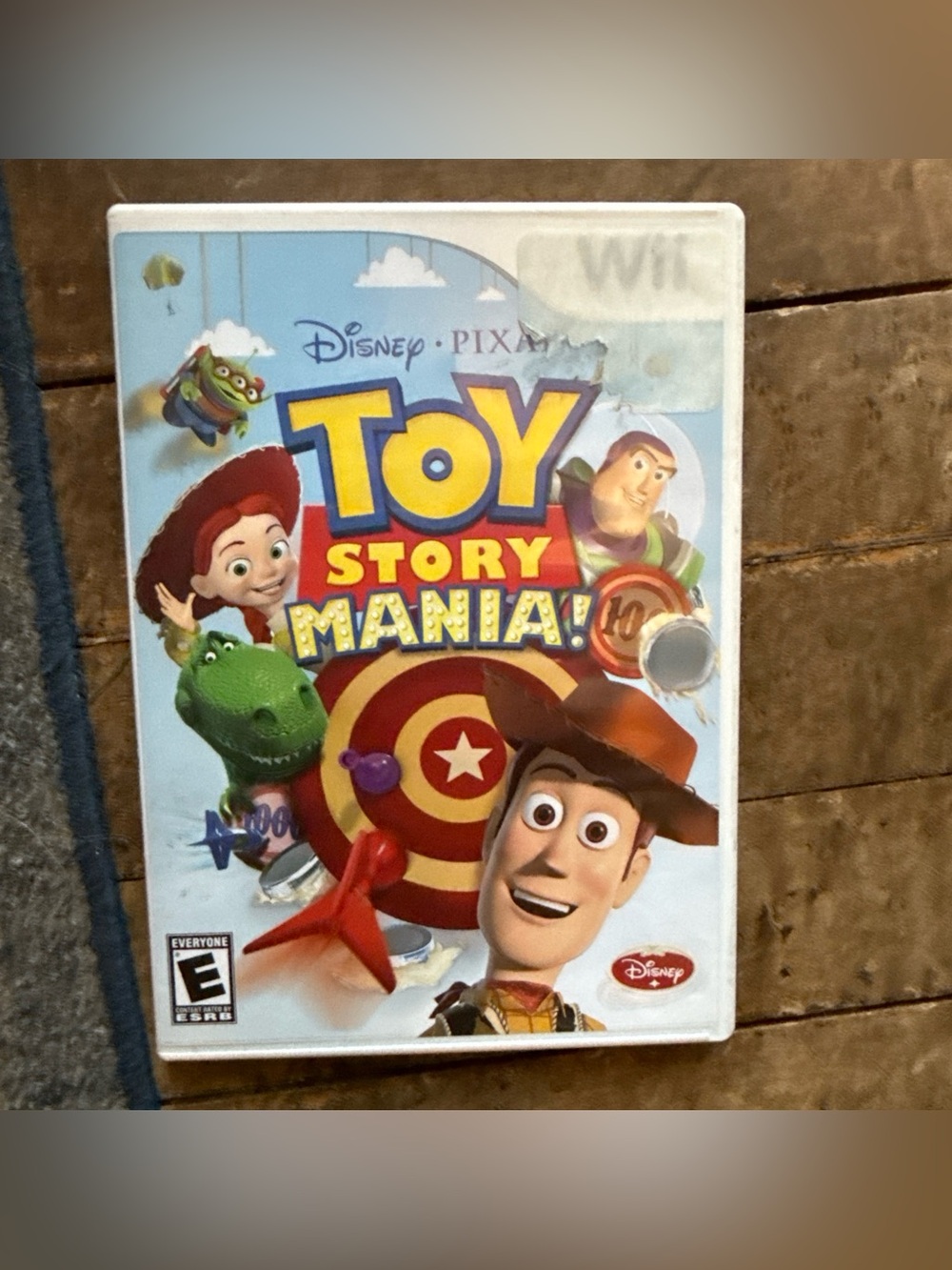 Toy Story Mania (Nintendo Wii, 2009) w/ manual no glasses